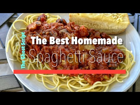 The Best Homemade Spaghetti Sauce