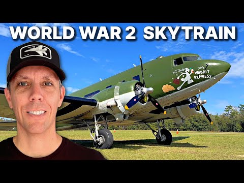 Flying an 80-Year-Old LEGENDARY C-47 (DC-3)!