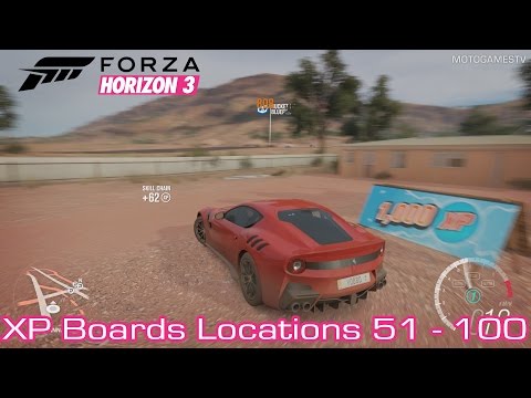 Forza Horizon 3 [PC/Xbox One] - XP Boards Locations Guide [51-100]