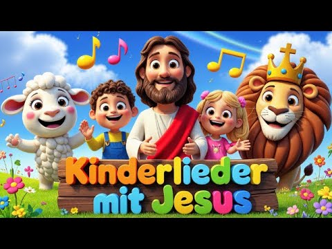 Kinderlieder mit Jesus – Der Löwe und das Lamm | +10 Min Christliche Musik