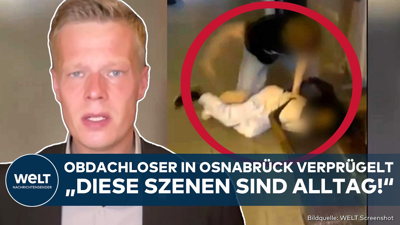 OSNABRÜCK: Mega-Schock! Jugendliche schlagen mit Flasche auf Obdachlosen ein! Polizei äußert sich