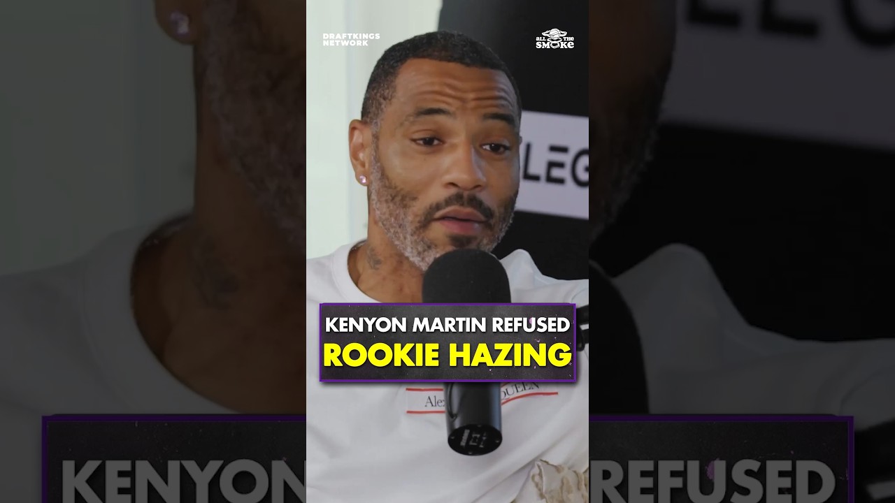 Kenyon Martin wasn't letting NO ONE rookie haze him... or Stak 😂
