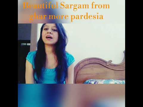 Nidhi jha Ghar more Pardesia song cover