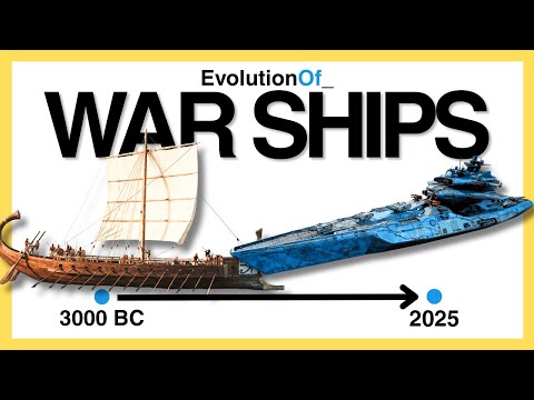 Evolution der Kriegsschiffe | 1500 v. Chr. bis 2025 | Chronologischer Zeitraffer