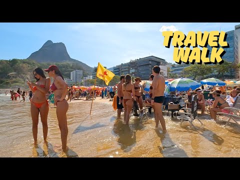 Leblon Beach Summer Vibes 🌊 | A Day in Rio's Paradise