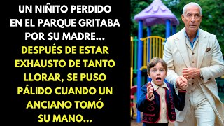UN NIÑITO PERDIDO EN EL PARQUE GRITABA POR SU MADRE... DESPUÉS DE ESTAR EXHAUSTO DE TANTO LLORAR...