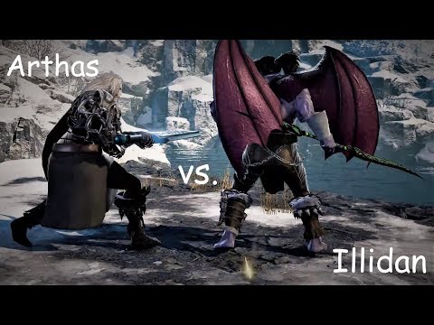 Soul Calibur 6 - Arthas vs. Illidan - remake (Character Showcase)