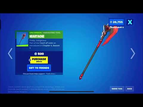 *NEW* HEARTACHE PICKAXE & JESTERS’S PRIVILEGE WRAP 💓