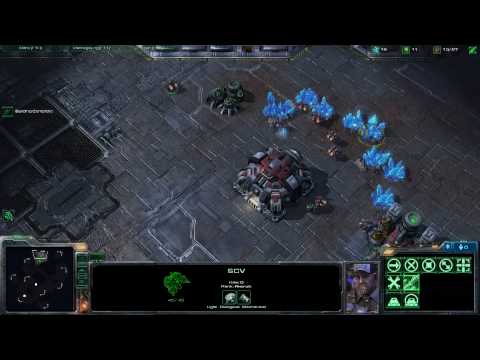 HD StarCraft 2 Beta: IPOIORION [Terran] vs AI [Toss] (Part 1 of 2)