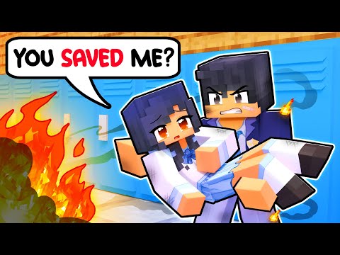 Saved by the BAD BOY in Minecraft!