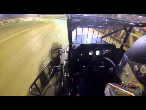 Onboard Todd Wigzell Wingless Sprint Victorian Title A-Main - Premier Speedway 22/2/14