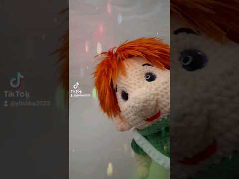 Мужчинка с пропеллером. Вязаный карлсон крючком.❤️🤗❤️