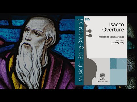 Isacco Overture (STR32) by Marianna Martines, arr. Zachary May