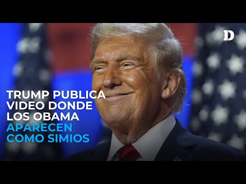 Trump publica un video racista contra Barack y Michelle Obama y lo elimina horas después / El Diario