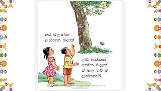 Grade1 Sinhala reading  lesson 1