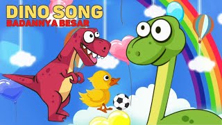 Download lagu Dino Song 🦖 Badannya Besar Tangannya Kecil 🍖 Lagu Anak Populer mp3