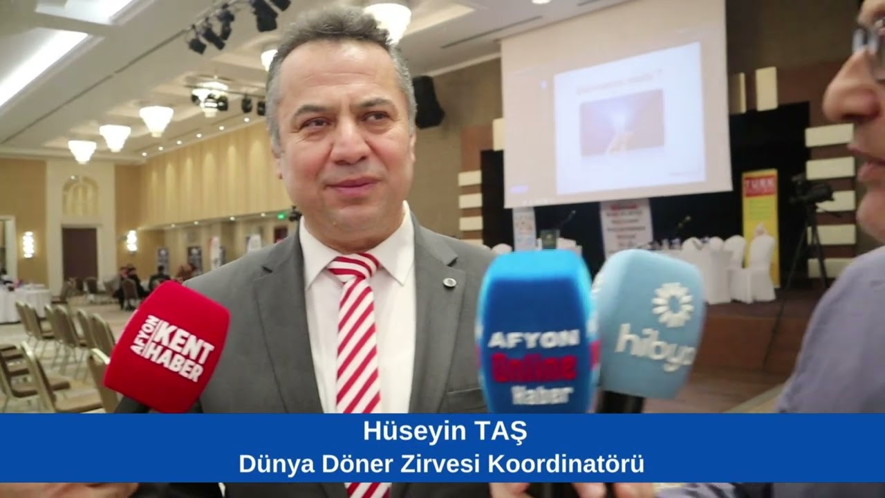 10. Dünya Döner zirvesi Afyonkarahisar'da gerçekleşiyor