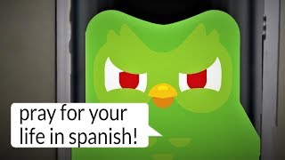 Evil Duolingo Owl Español Th Clip - 