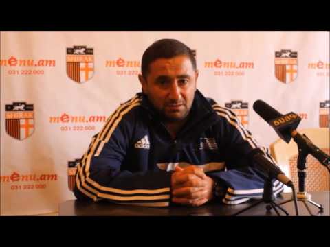 Armenian CUP, semi-final 2nd leg FC Shirak Head Coach about 1-1 against FC Gandzasar-Kapan