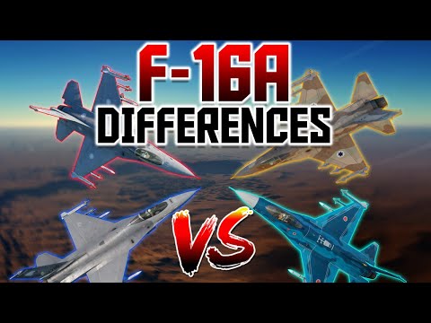 F-16As COMPARED: What Are The Differences? | F-16A, ADF, MLU, AJ, Netz