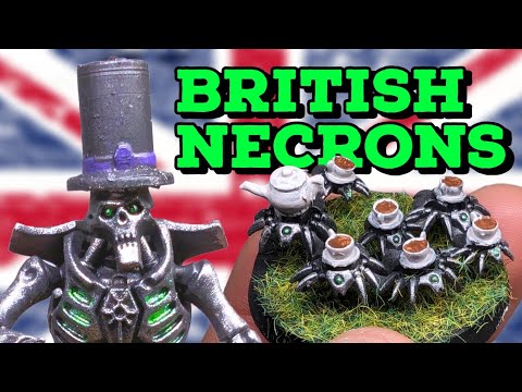 Brit-Bashing Warhammer40k: Necron Warriors Converted with 3D Printing