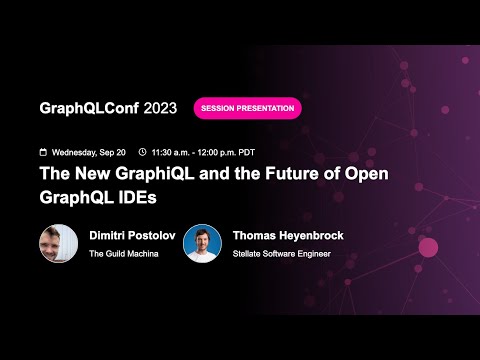 The New GraphiQL and the Future of Open GraphQL IDEs - Dimitri Postolov & Thomas Heyenbrock