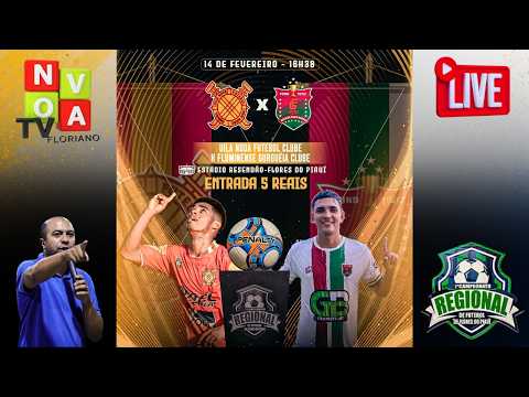 Vila Nova x Fluminense Gurguéia - Regional de Flores do PI - AO VIVO