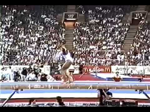 3rd Team ROM Lavinia Milosovici BB   1991 World Gymnastics Championships 9 900