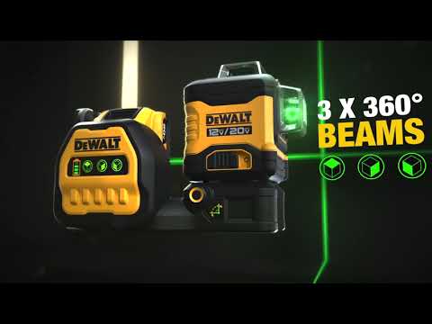 DEWALT® 20V MAX* 3 x 360 Green Laser
