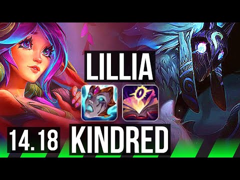 LILLIA vs KINDRED (JGL) | 8/1/4, 800+ games, Godlike | EUW Master | 14.18