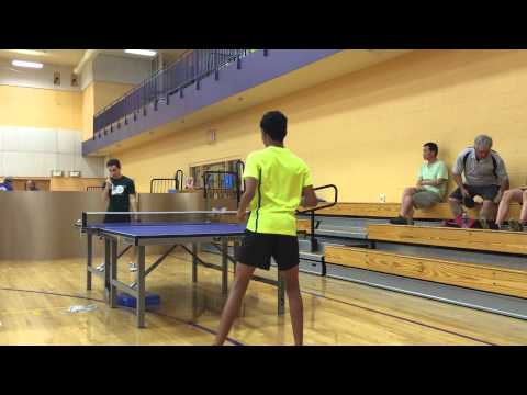 Jasper Maniates-Selvin vs Akash Pardeshi at CCTTC League - June 6, 2015