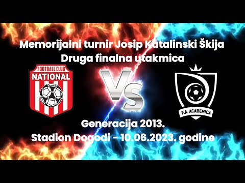 II Finale: ŠF National Mostar - FA Academica 0:3 (Turnir Josip Katalinski Škija) - Generacija 2013.