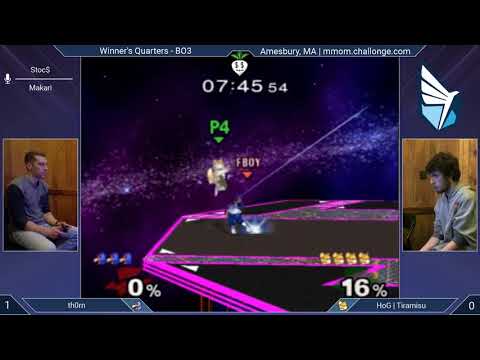 MMOM Bi-Monthly 10 SSBM - th0rn (Falco) vs. HoG | Tiramisu (Fox) - Melee WQF