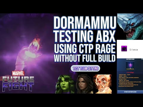 Dormammu T3 Abx Using CTP of Rage - Marvel Future Fight