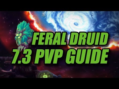 FERAL DRUID LEGION 7.3 PvP GUIDE | Talents, Honor Talents, Rotation & Burst