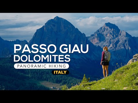 Passo Giau panoramic Hike Dolomite Alps Italy