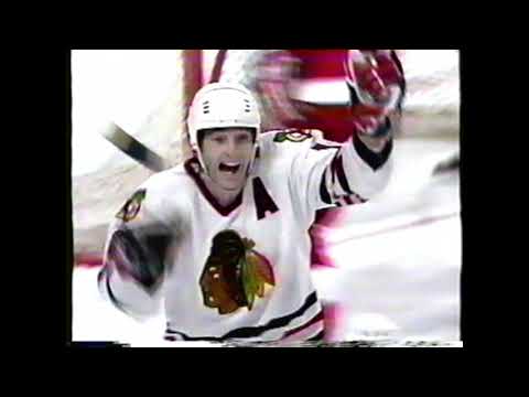 Chicago Blackhawks Detroit Red Wings Mar. 25, 1990 Highlights