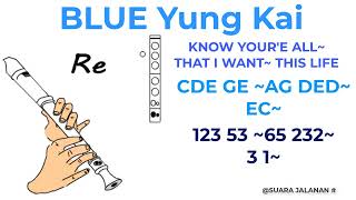 Download lagu Blue Yung kai recorder tutorial Easy mp3