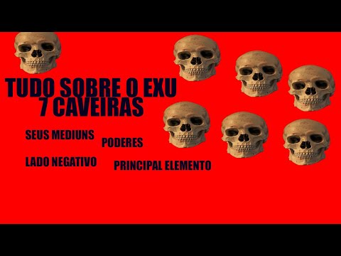 Everything about Exu 7 Caveiras, his mediums, and the main offering.