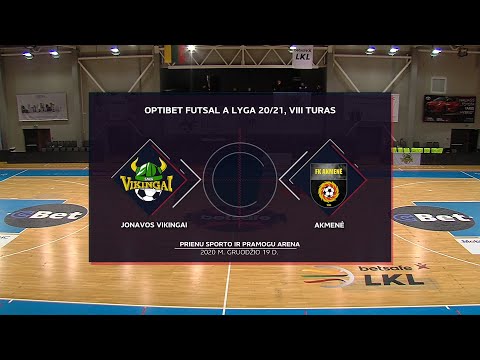 Optibet Futsal A Lyga | Jonavos Vikingai - Akmenė | Rungtynių Santrauka |