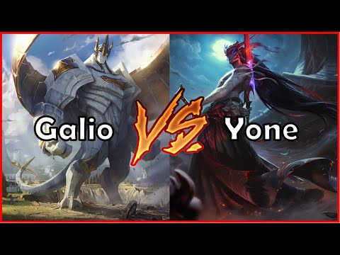 Galio Gameplay: How to WIN against YONE! [D2~]