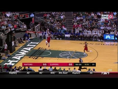 Raptors Highlights: Siakam Steal and Slam - October 4, 2017