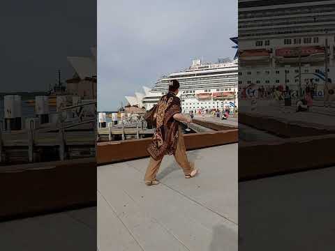 Thumbnail for Carnival splendor cruise ship leaving sydney