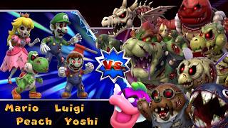 【マリオパーティ9】ボスラッシュで大激突！マリオ VS ピーチ VS ヨッシー VS ルイージ