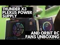 Thunder X3 Plexus Aerocool Orbit RC Fans Quick Unboxing
