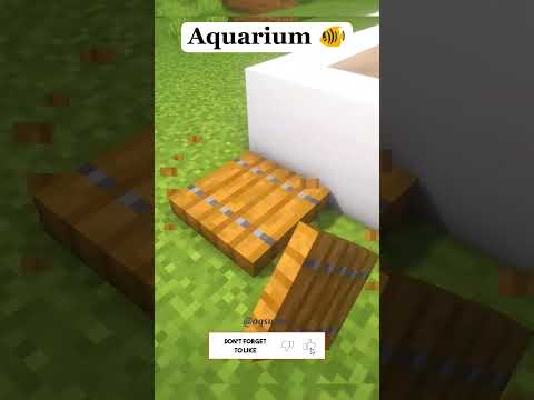 Insane Aquarium Build in Minecraft! 😱 #shorts