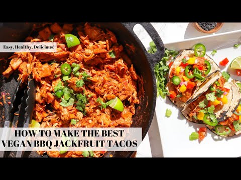 Vegan BBQ Pulled Jackfruit Tacos