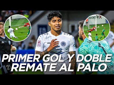 GOL DE LUIS IBERICO Y GRAN REMATE CHOCA EN EL PALO EN LA CLASIFICACIÓN DE RIGA A SEMIFINALES