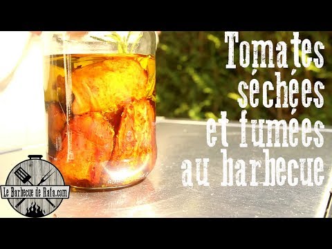 Tomates séchées et fumées au BARBECUE