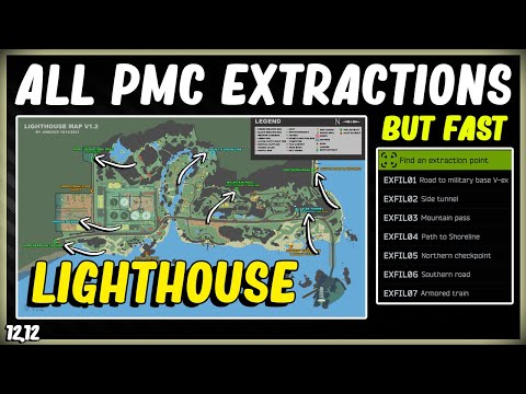 How To Extract From Lighthouse | All PMC Extractions | Map Exfil Guide 12.12